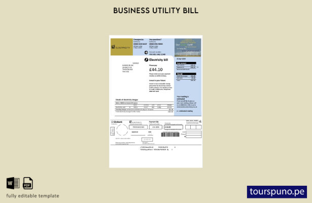 lista para imprimir plantilla de factura de servicios públicos de electricidad 9